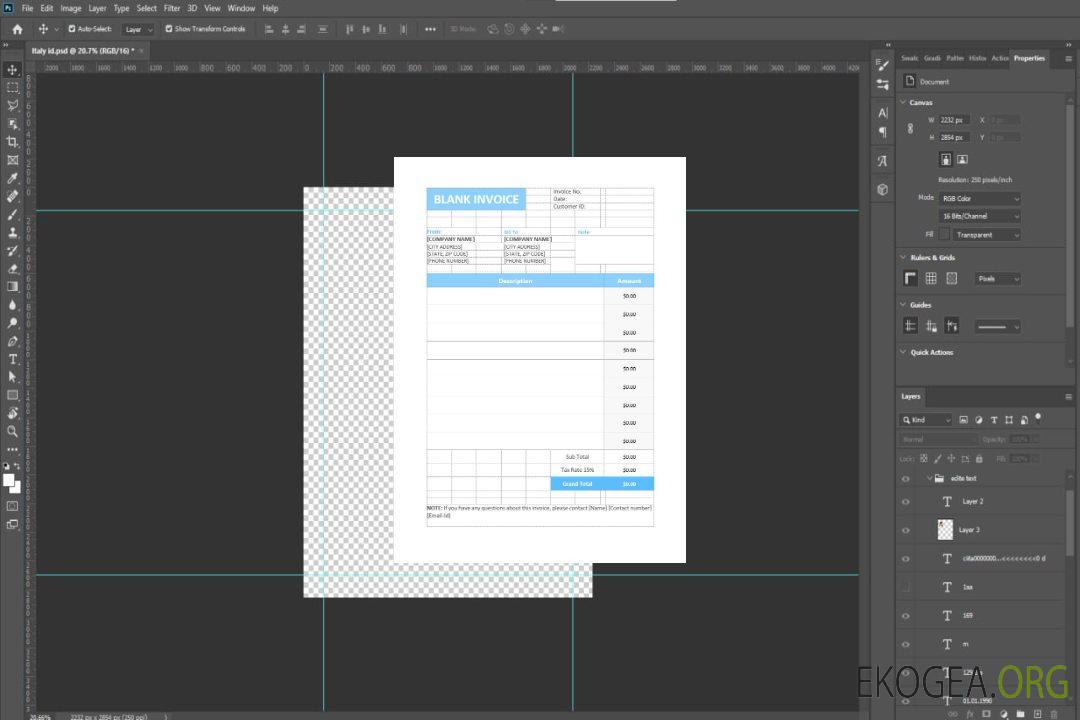 Modèle de facture de base gratuit template Modèle de facture de base gratuit template